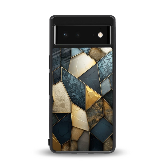 Celestial Stone back phone cover | glass case for google pixel 6a