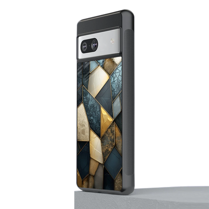 Celestial Stone stylish phone case for google pixel 7a | glossy glass and slim fit