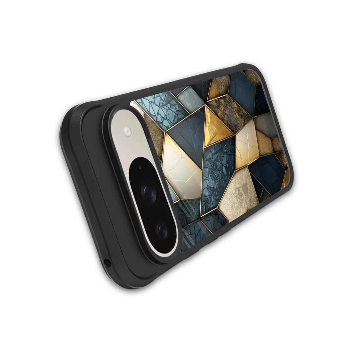 Celestial Stone stylish phone case for google pixel 9 | glossy glass and slim fit