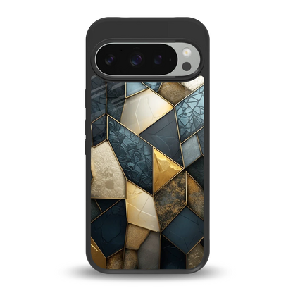 Celestial Stone back phone cover | glass case for google pixel 9 pro xl