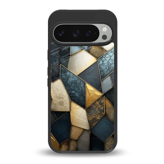 Celestial Stone back phone cover | glass case for google pixel 9 pro xl