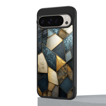 Celestial Stone google pixel 9 pro mobile cover | shockproof glass phone case