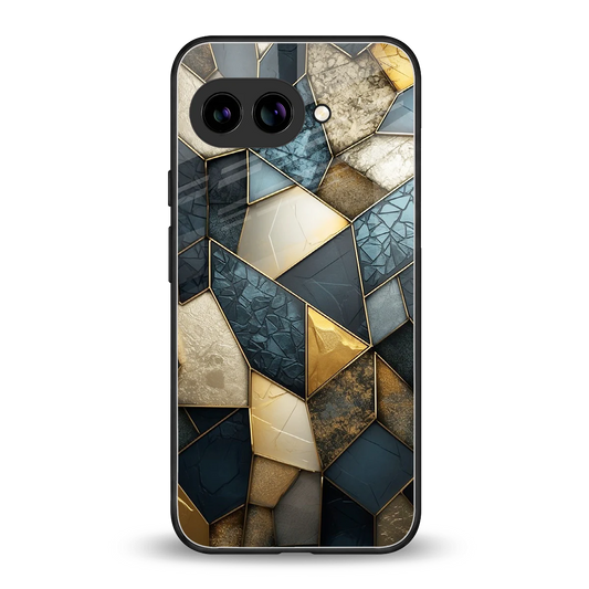 Celestial Stone back phone cover | glass case for google pixel 9a