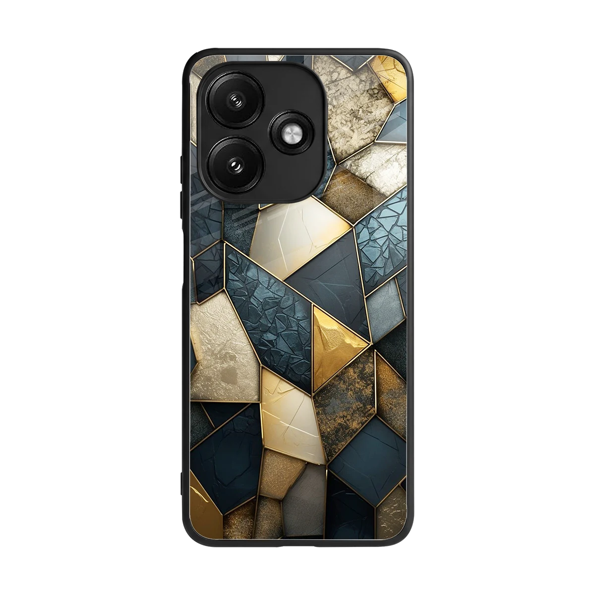 Celestial Stone back phone cover | glass case for redmi 12 5g
