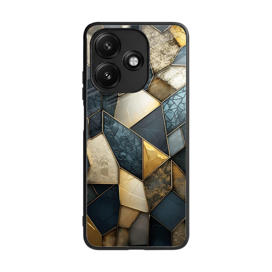 Celestial Stone back phone cover | glass case for redmi 12 5g