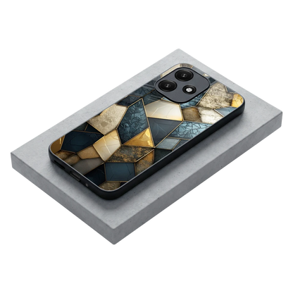 Celestial Stone stylish phone case for redmi 12 5g | glossy glass and slim fit
