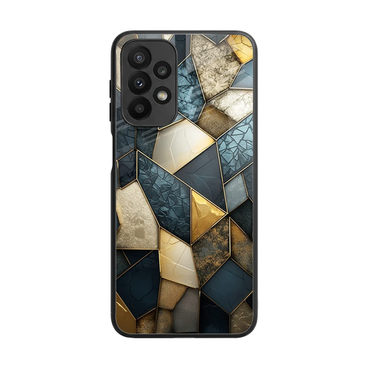 Celestial Stone back phone cover | glass case for samsung galaxy a23