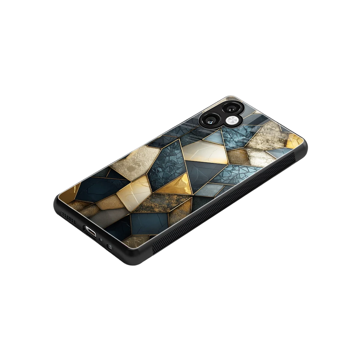 Celestial Stone stylish phone case for samsung galaxy a06 5g | glossy glass and slim fit