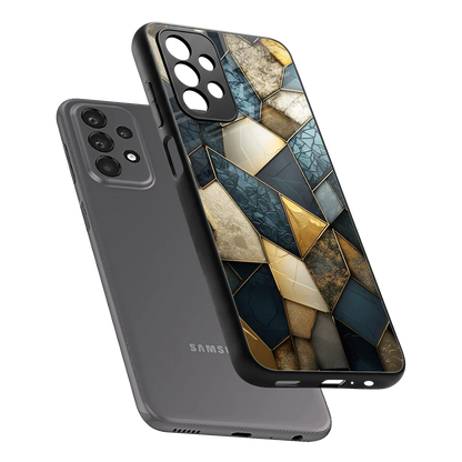 Celestial Stone sleek samsung galaxy a23 cover with tempered glass back and TPU edges