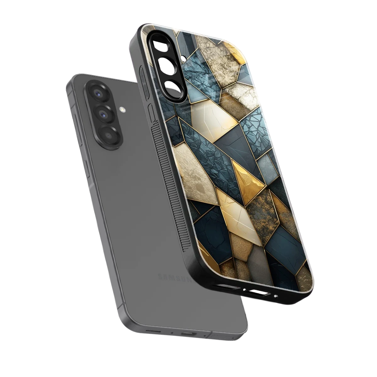 Celestial Stone sleek samsung galaxy a36 5g cover with tempered glass back and TPU edges
