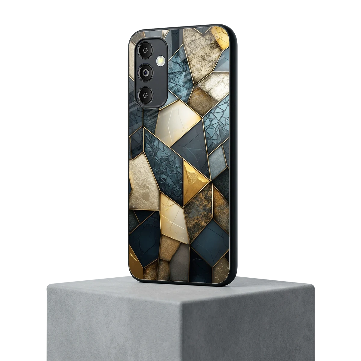 Celestial Stone samsung galaxy m14 5g mobile cover | shockproof glass phone case