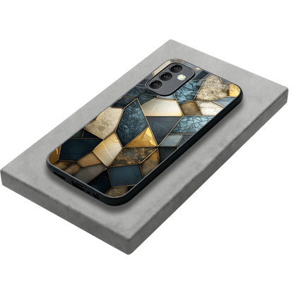 Celestial Stone stylish phone case for samsung galaxy m14 5g | glossy glass and slim fit