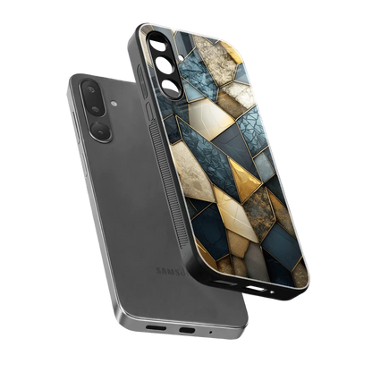 Celestial Stone sleek samsung galaxy m16 5g cover with tempered glass back and TPU edges