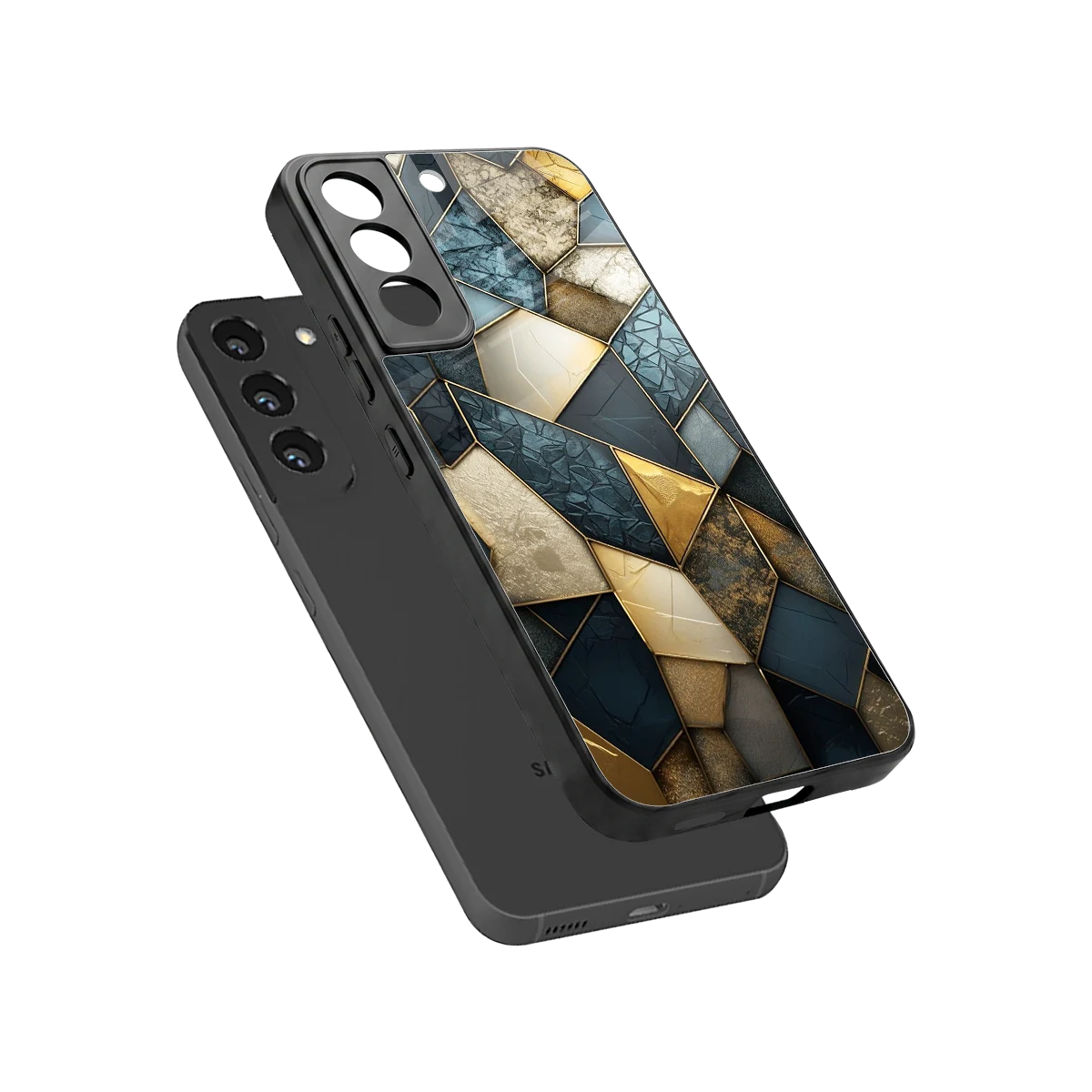 Celestial Stone sleek samsung galaxy s22 cover with tempered glass back and TPU edges