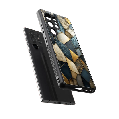 Celestial Stone sleek samsung galaxy s25 ultra cover with tempered glass back and TPU edges