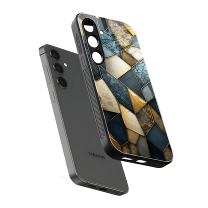 Celestial Stone sleek samsung galaxy s24 cover with tempered glass back and TPU edges