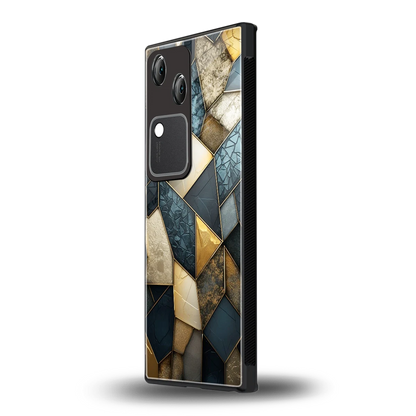 Celestial Stone vivo v30 mobile cover | shockproof glass phone case