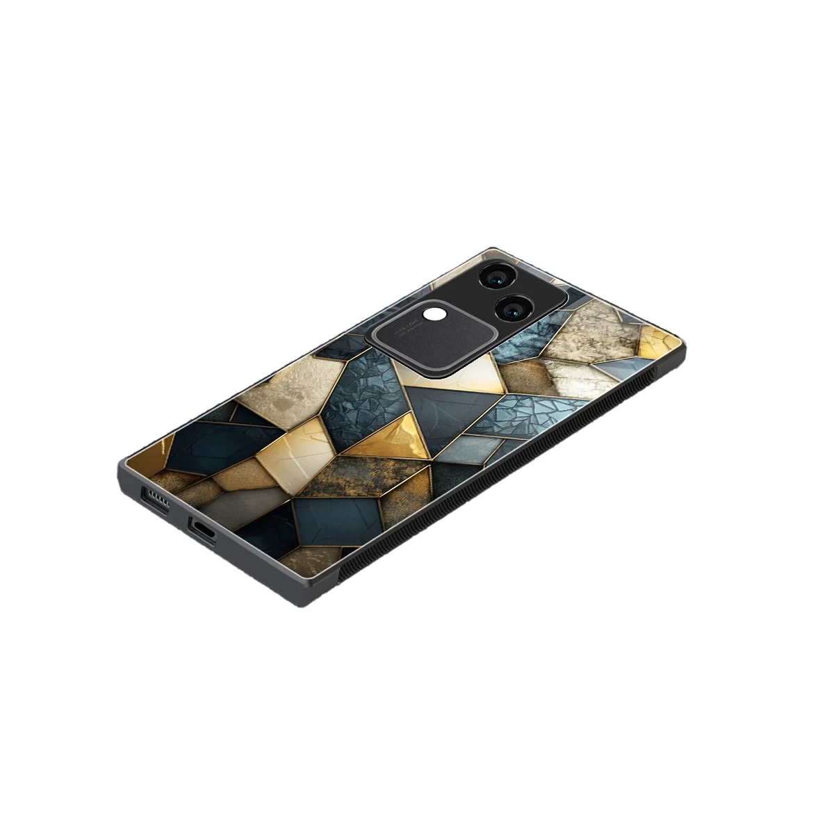 Celestial Stone stylish phone case for vivo v30 | glossy glass and slim fit