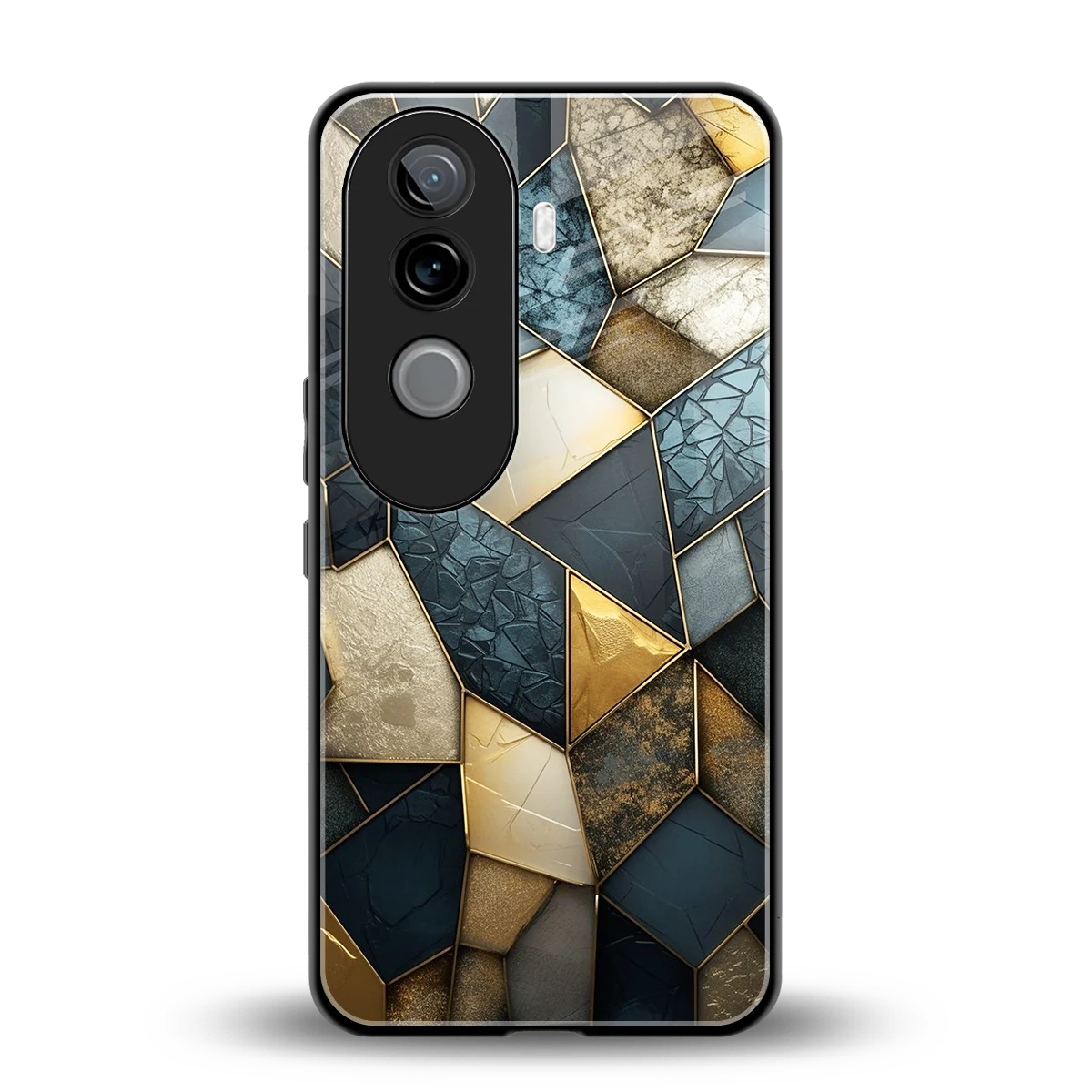 Celestial Stone back phone cover | glass case for vivo v40e