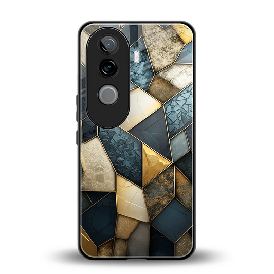 Celestial Stone back phone cover | glass case for vivo v40e