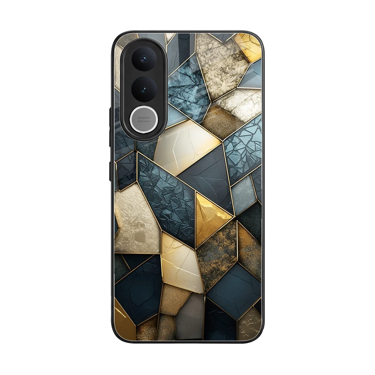Celestial Stone back phone cover | glass case for vivo v70 fe