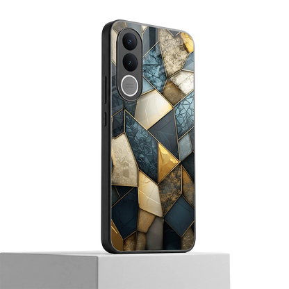 Celestial Stone vivo v70 fe mobile cover | shockproof glass phone case