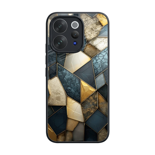 Celestial Stone back phone cover | glass case for vivo v70 elite