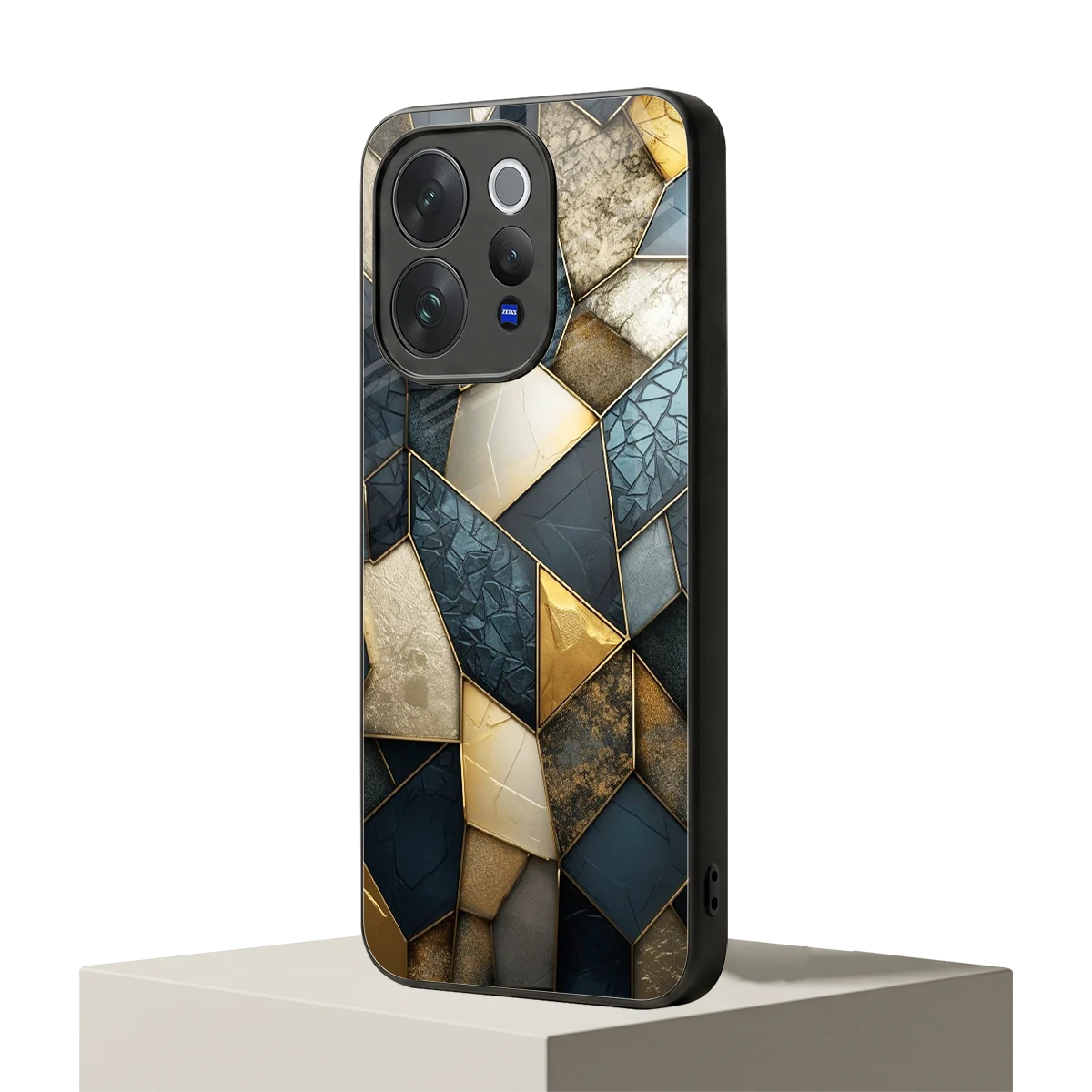 Celestial Stone vivo v70 mobile cover | shockproof glass phone case