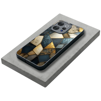Celestial Stone stylish phone case for vivo v70 | glossy glass and slim fit