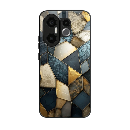 Celestial Stone back phone cover | glass case for vivo x200 fe