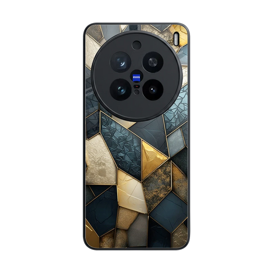 Celestial Stone back phone cover | glass case for vivo x200 pro