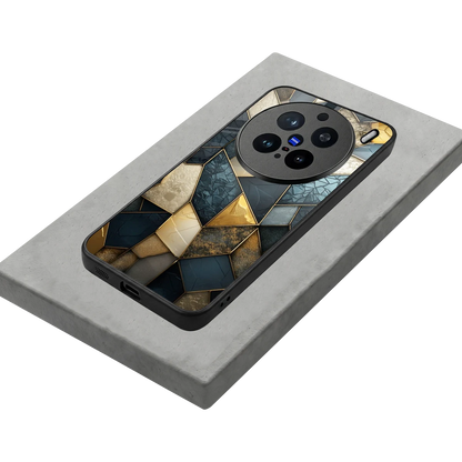 Celestial Stone stylish phone case for vivo x200 pro | glossy glass and slim fit