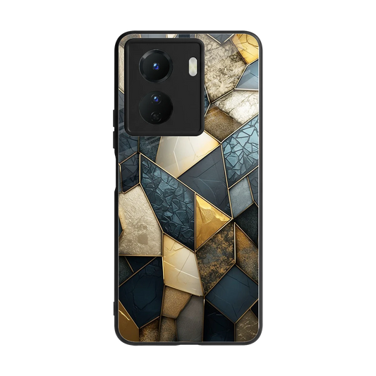 Celestial Stone back phone cover | glass case for vivo y16
