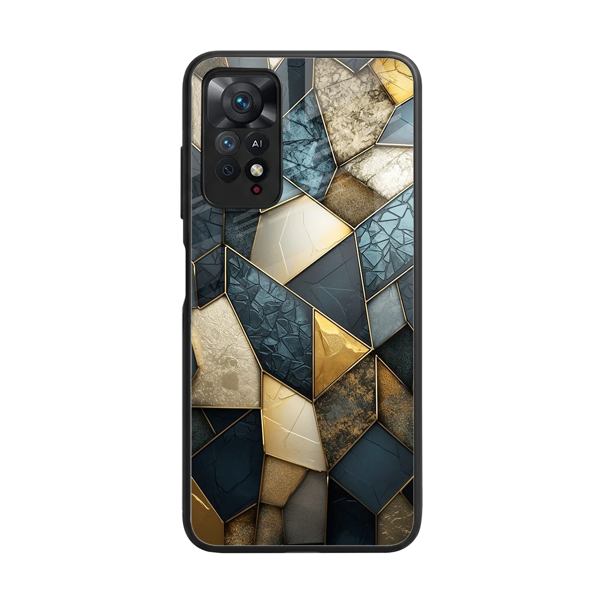 Celestial Stone back phone cover | glass case for redmi note 11 pro