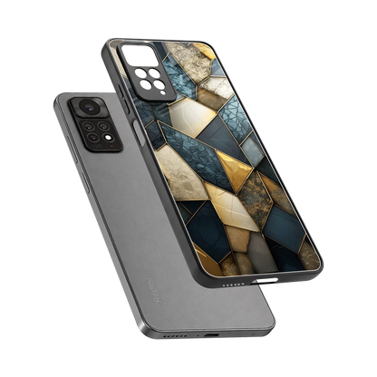 Celestial Stone sleek redmi note 11 pro cover with tempered glass back and TPU edges
