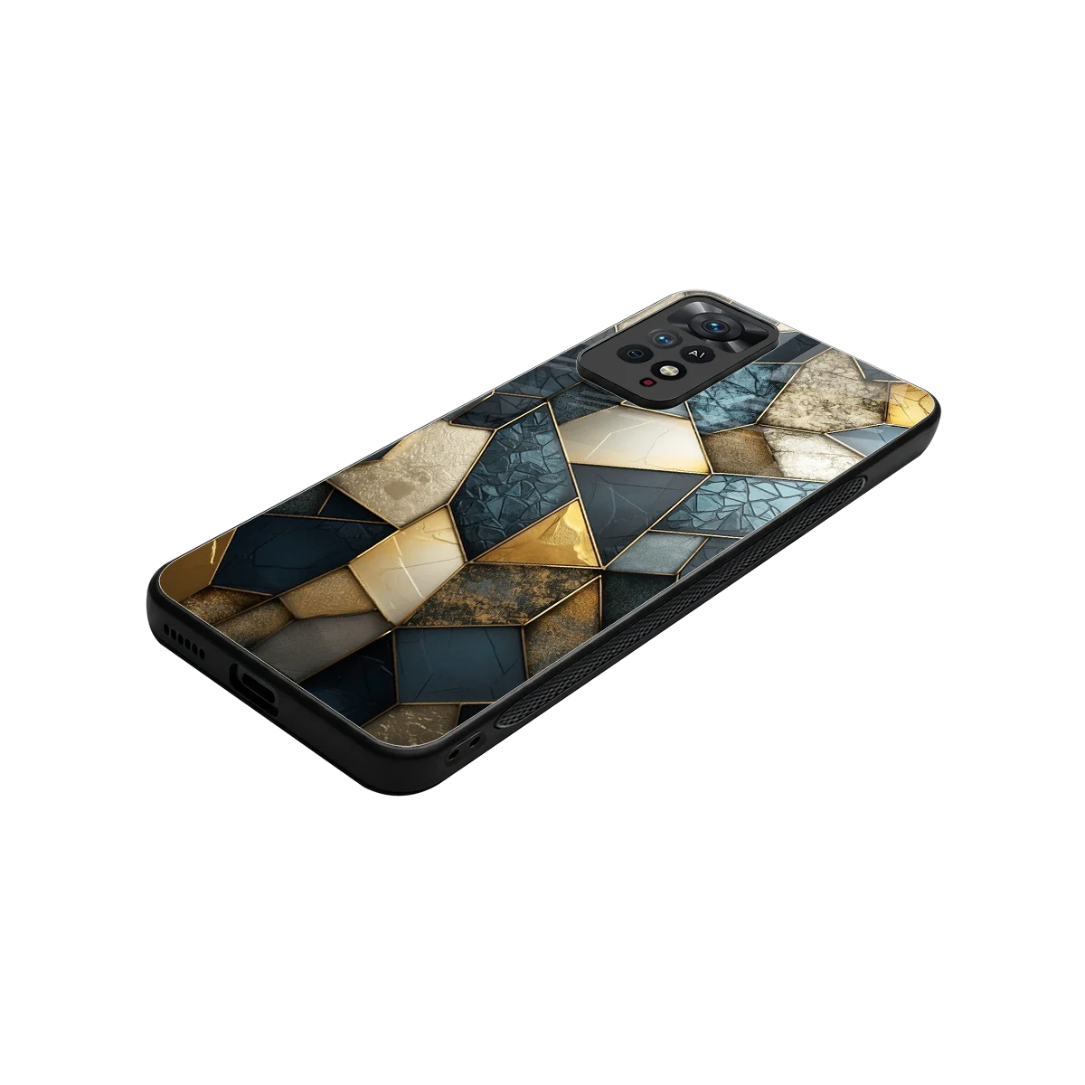 Celestial Stone stylish phone case for redmi note 11 pro | glossy glass and slim fit