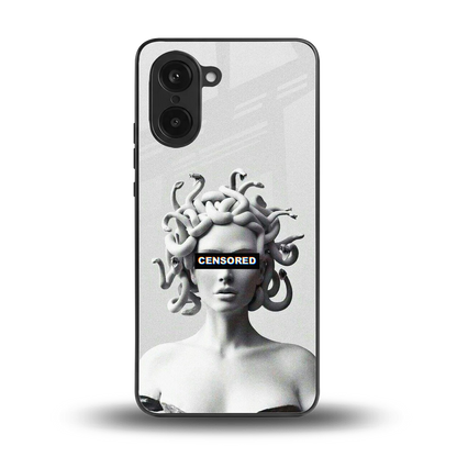 Censored back phone cover | glass case for oneplus nord ce5 5g