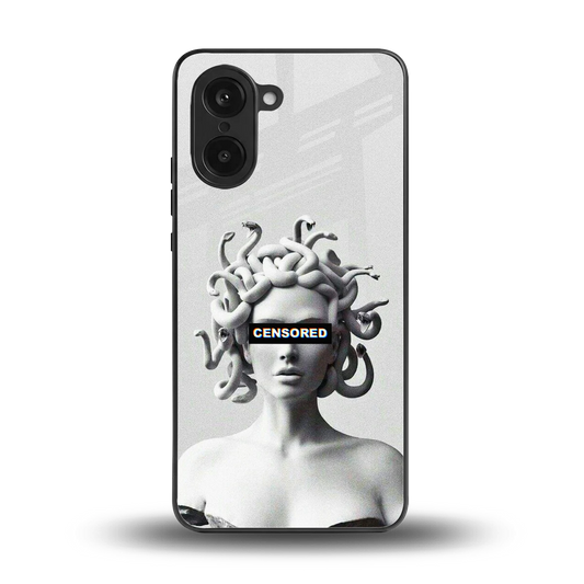 Censored back phone cover | glass case for oneplus nord ce5 5g