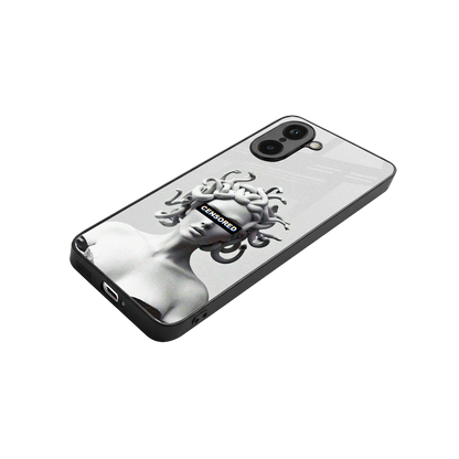 Censored stylish phone case for oneplus nord ce5 5g | glossy glass and slim fit