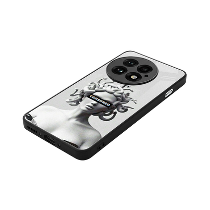 Censored stylish phone case for oneplus 13 | glossy glass and slim fit