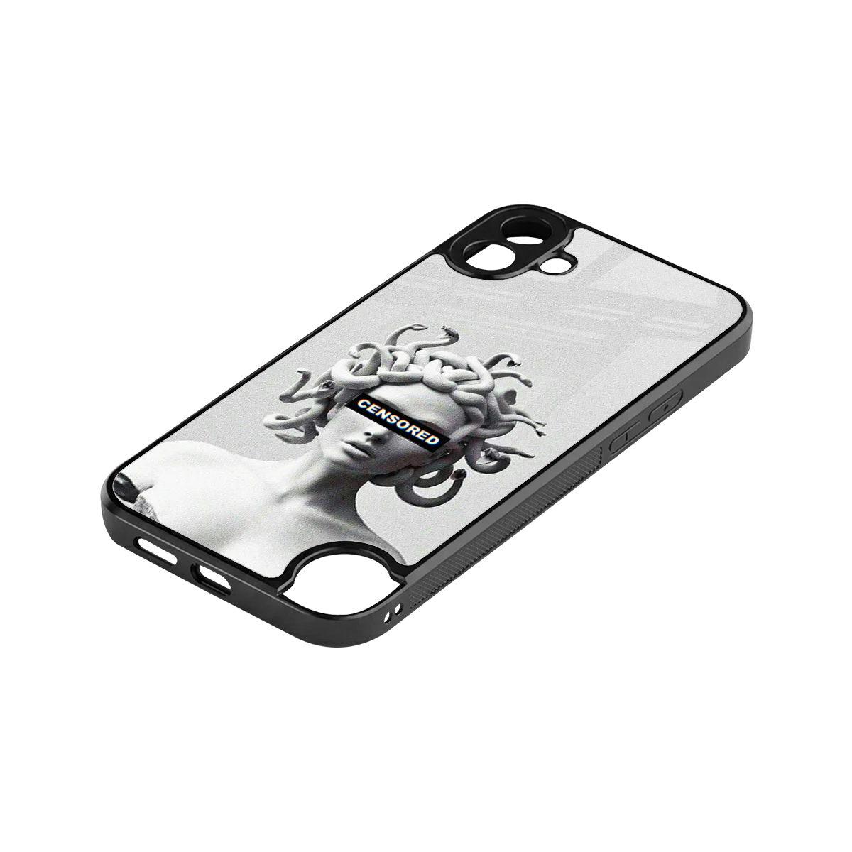 Censored stylish phone case for cmf nothing phone 1 | glossy glass and slim fit