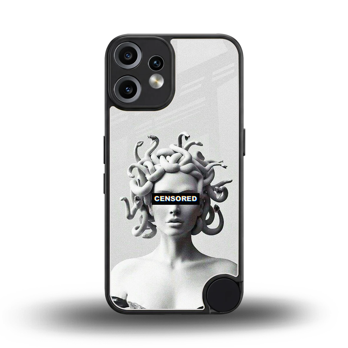 Censored back phone cover | glass case for cmf nothing phone 2 pro
