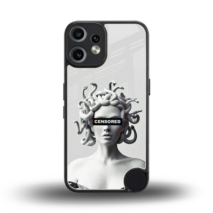 Censored back phone cover | glass case for cmf nothing phone 2 pro