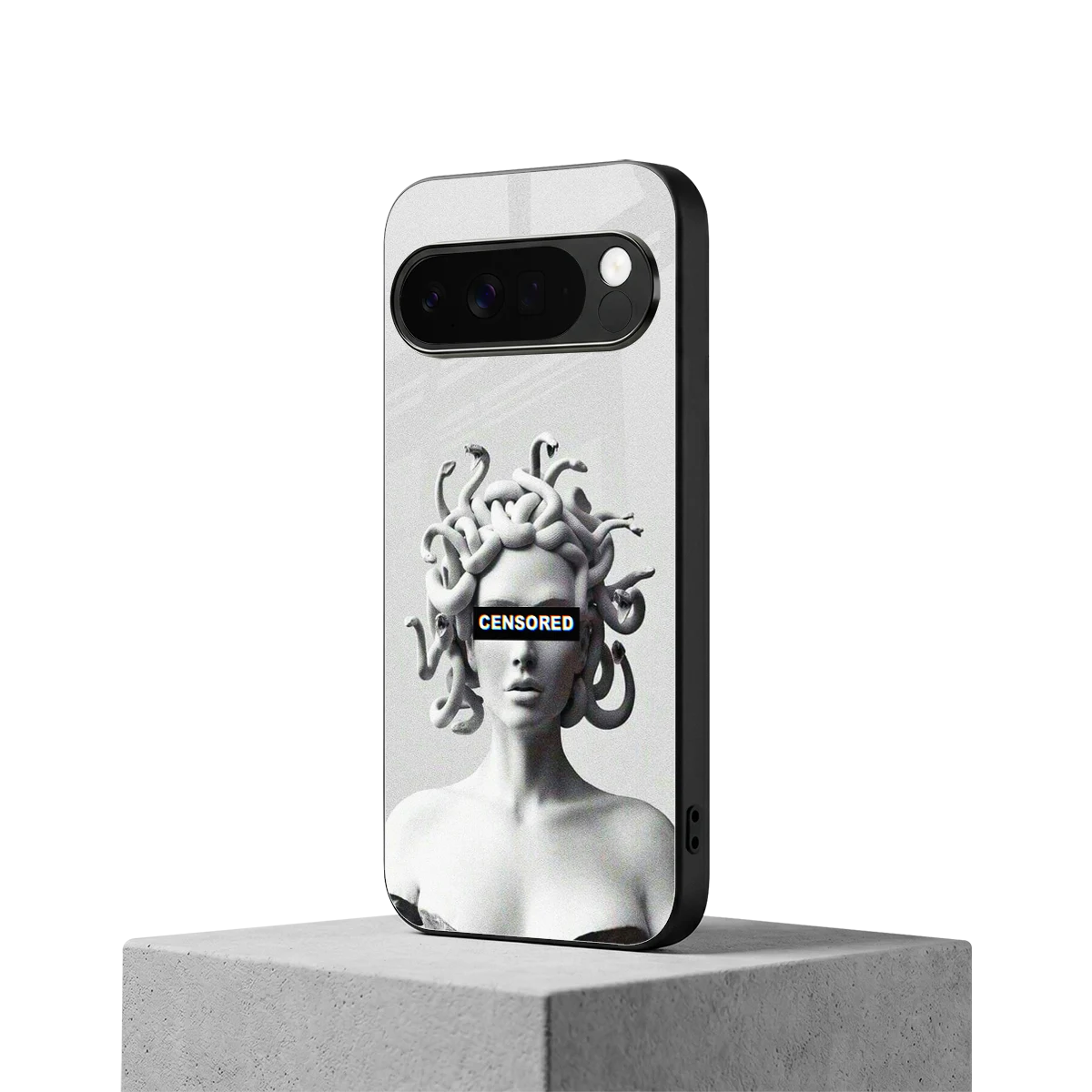 Censored google pixel 10 pro xl mobile cover | shockproof glass phone case