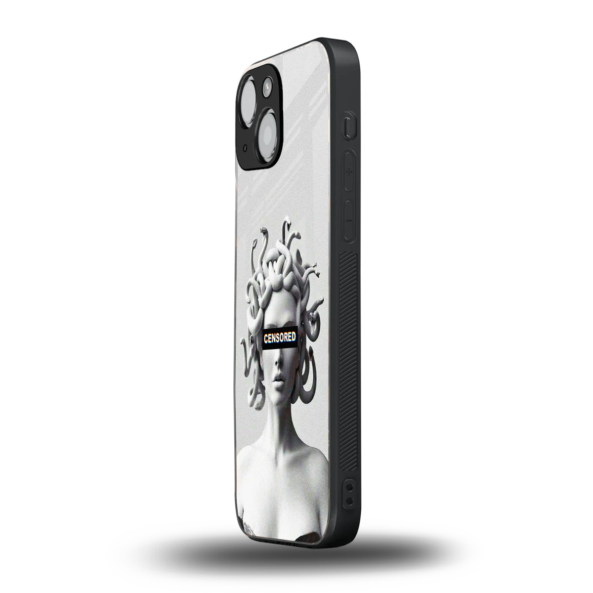 Censored iphone 12 mini mobile cover | shockproof glass phone case