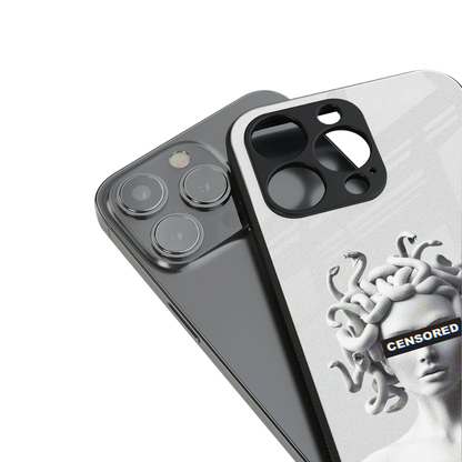 Censored stylish phone case for iphone 13 mini | glossy glass and slim fit