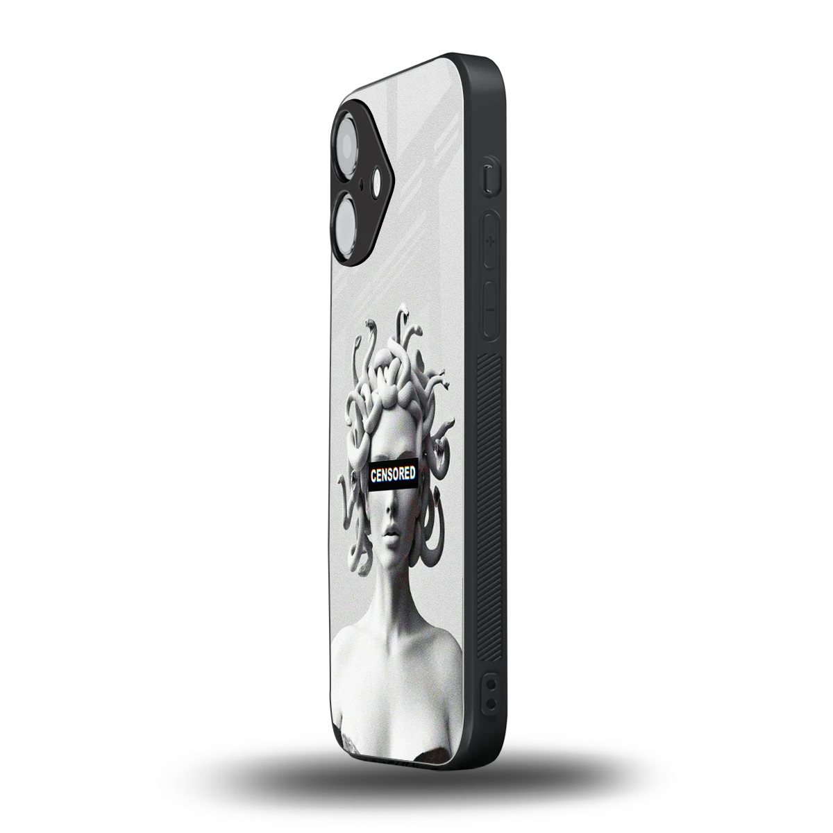 Censored iPhone 16 mobile cover | shockproof glass phone case