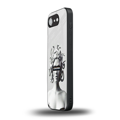 Censored iphone 17e mobile cover | shockproof glass phone case