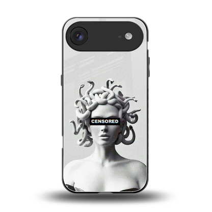 Censored back phone cover | glass case for iphone air