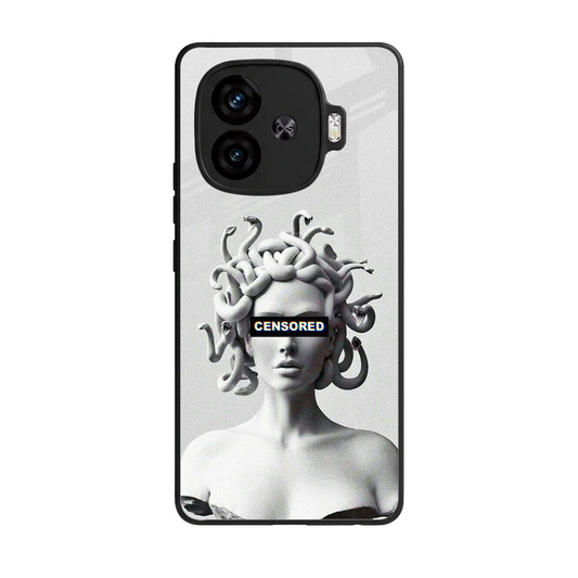 Censored back phone cover | glass case for iqoo neo 10r 5g